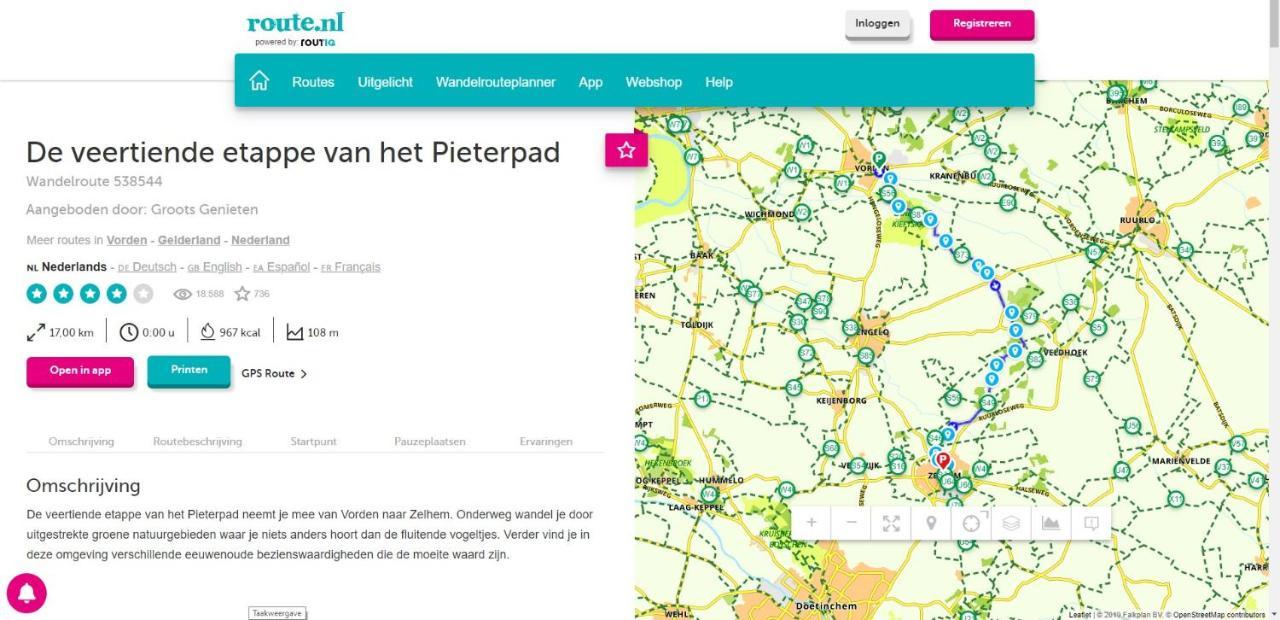 Sfeervol Vakantiehuisje In Bosrijke Omgeving 福尔登 外观 照片